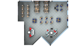 eSports Media Center - Plan View